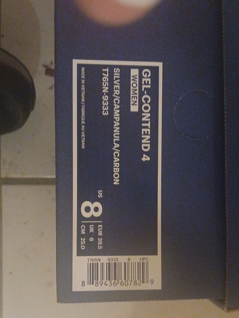 Asics GEL-Contend 4 Women Silver/Campanula/Carbon Running Shoes